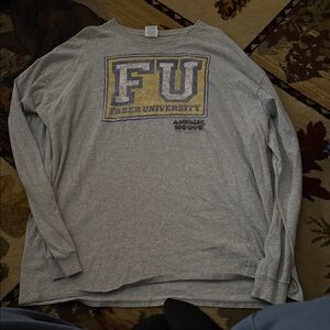 Animal House Faber University Gray Long Sleeve Shirt